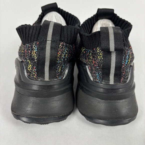 Adidas Men' size 5.5 Sock Knit Black Sneakers/Shoes Athletic Slip Ons Athletic - Picture 6 of 9